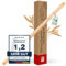 ZETTMANN® Premium Nudelholz Oklava Teigroller türkisches Nudelholz Holz Rollholz Teigrolle als Ausrollstab Dough Roller Rundholz aus Buche ca.2,3cm dick (50 CM)