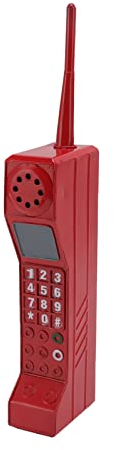 Lwuey Modello di Cellulare Retrò,Ornamento per Telefono Cellulare in Mattoni Retrò Accessorio per Telefono Vecchio Mattone degli Anni '80 per Feste di Halloween,Accessori Fotografici,Decorazioni