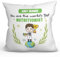 Mugffins Personalisierte Kissen mit Füllung mit Spruch für ERNÄHRUNGSBERATER Mann - Auf Englisch - You Are World's Best - 40 x 40 cm - Individuell Anpassbar Geschenk fue Mitarbeiter