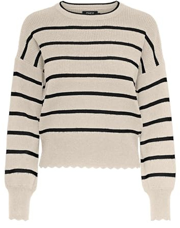 ONLY Damen Blazer ONLIBI LS O-Neck NOOS KNT 15279935,Whitecap Gray 1,S