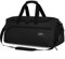 FIORETTO 50L Mens Sports Gym Bag with Wet Pocket & Shoe Compartment,Travel Duffle Bag Overnight Bag with Padded Shoulder Strap, Water-Resistant Sports Holdall for Swimming, Basketball Black