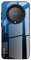 Dedux Coque pour Honor Magic 6 Lite 5G (Magic6 Lite) / X9b, Etui Dégradé de Couleur Verre Trempé Back Coque + Souple Silicone TPU Case Cover Protection Antichoc Housse (Bleu/Noir)