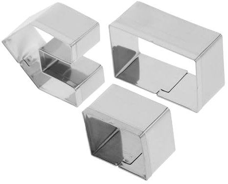 MAGICLULU 9pièces Emporte Acier Inoxydable Pour Biscuits De Maison De Noël Moules à Biscuits Miniatures Pour Créer Des Délices Festifs à Déguster Famille