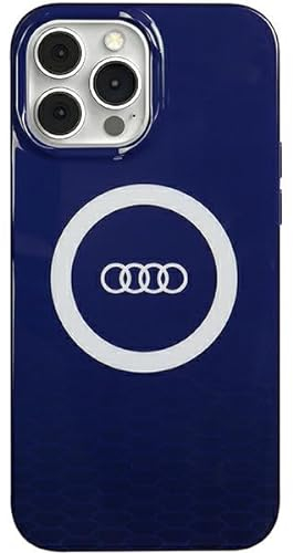 Audi IML Big Logo Case Hülle für iPhone 13 Pro Max 6.7 Blau Blue hardcase AU-IMLMIP13PM-Q5/D2-BE