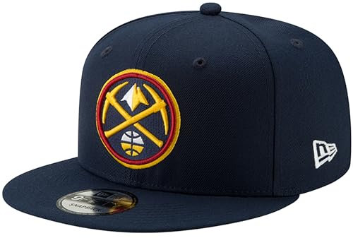 New Era NBA 9FIFTY Verstellbare Snapback Mütze Cap Einheitsgröße, Denver Nuggets, Einheitsgröße