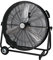 Tarrington House Ventilador industrial estándar para piso, negro
