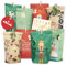 Amari ® Adventskalender zum Befüllen Nutcracker - 24 Papier Adventstüten (mit Holzklammern) zum Basteln für Weihnachten - Papier Weihnachtstüten