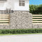 ZEYUAN Gabione mit Hochbogen, Gabionenkörbe, Gabionen Hochbeet, Steinkorb, Gabionengitter, Drahtkorb Für Pflanzen, Kräuterspirale Für Garten, 200x30x160/180 cm Verzinktes Eisen