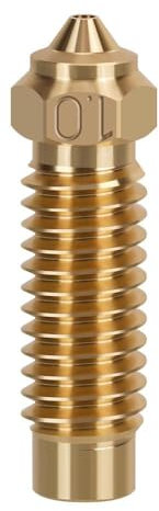 Düsen in verschiedenen Größen für ELEGOO Neptune 4 Plus/4Max 3D-Drucker, Messing-Hotend-Düsen 0,2/0,4/0,6/0,8/1,0 mm, M6-Gewinde, hochtemperaturspitz, verschleißfestes Düsenreinigungsset (1,0 mm)