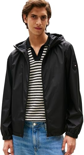 Tommy Hilfiger Herren Übergangsjacke Hooded mit Kapuze