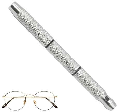 Destornillador - Destornillador de gafas | Kit de reparación de gafas, herramienta de destornillador | Herramientas de reloj de destornillador moleteado | Destornillador de herramienta de reparación