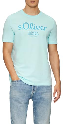 s.Oliver Baumwoll-T-Shirt mit Logo-Print