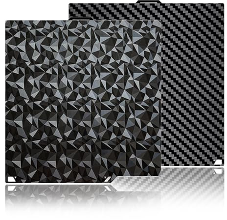 260X271 mm PEO PET Build Plate For Elegoo Centauri Carbon/Centauri Carbon 2,Double Sided Spring Steel Print Bed CC/CC2 Build Plate Easy Model Removal Compatible with Elegoo Centauri Carbon 3D Printer