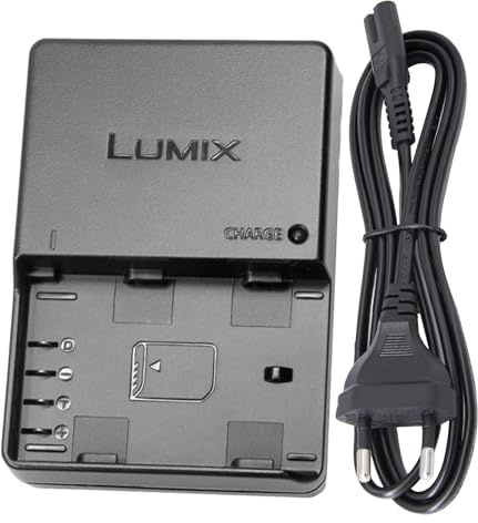 DMW-BCT10 DMW-BLF19 DMW-BLF19E DMW-BLF19PP Chargeur de Batterie Compatible avec Panasonic Lumix DC-G9, DC-GH5, DMC-GH3, DMC-GH3K, DMC-GH4, DMC-GH4K Appareil Photo & 120cm AC Power Cord