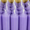 Bütic GmbH Stabkerzen durchgefärbt 250mm x Ø 22mm - Kerzen hochgereinigt, Brenndauer 11,5h, geruchsneutral, rußarm mit rückstandsfreiem Abbrand, Farbe:Lavendel, Set mit:8 Stück