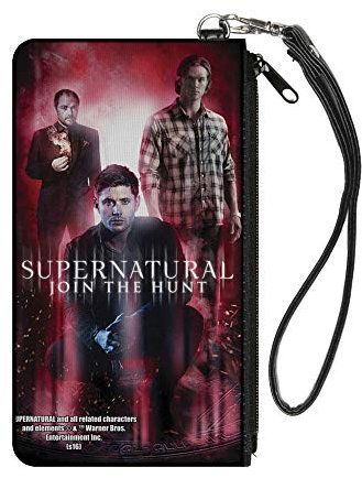 Buckle-Down Damen Zip Wallet Supernatural Small Geldbörse, Mehrfarbig, 6.5 x 3.5