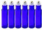 YIZHAO Bleu Flacon Roll On Vide 10ml, Flacon Roll On en Verre, pour Huile Essentielle, Rechargeable, Aromathérapie, Parfum, Massage,avec [Bille en Acier Inoxydable]-6Pcs