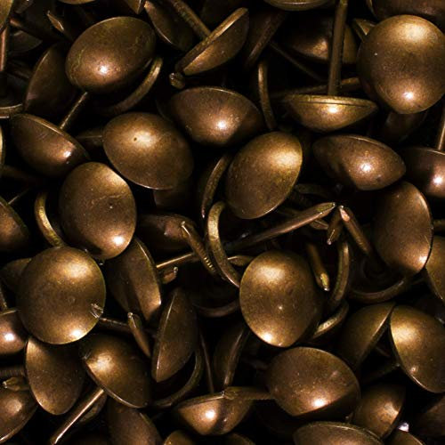 decotacks Upholstery Nails/Tacks 11MM - 500 Pcs [Antique Copper, French Natural] DX0511ACT500