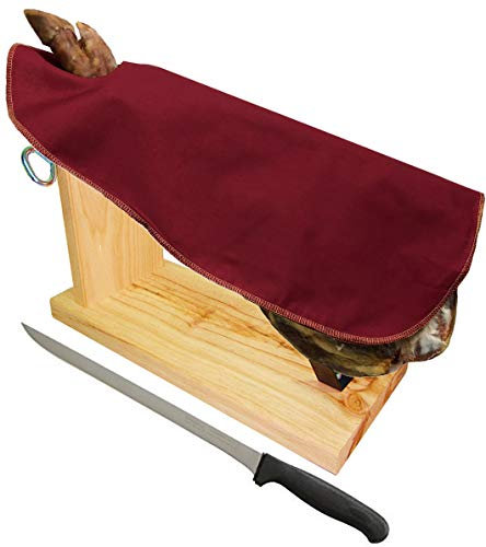 Schinkenhalter + Messer + Abdeckung JamonOnline