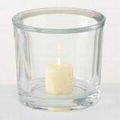 Windlicht Hurricane H 12 cm Glas klar