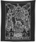 The Hierophant Tarot Karte Tapisserie (Schwarz & Weiß) – Cthulhu – Vintage Horror Home Decor Wandbehang (152,4 x 127 cm)