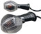 Without Brand KF-Turn, 1 Paar weiße Motorrad-Blinker, Blinklicht, für Suzuki GSF 600 650 1200 N/S Bandit 650 SFV Gladius GSX-R 750