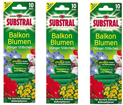 30 Stück Balkonblumen Dünger-Stäbchen