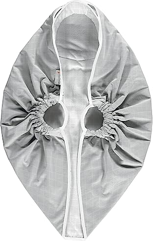 Snugglebundl Baby Haze | Babytragehilfe mit Griffen | Einfach heben & legen-auch im Schlaf! | 100% Bio-Baumwolle | Babywiegedecke für Eltern & Hebammen | Babyautositz-Decke