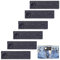 AXEN 6 Pieces Elastic Waist Extenders, Adjustable Wasitband Expanders, Button Extender for Pants Jeans Trousers, Pack of 6 Black