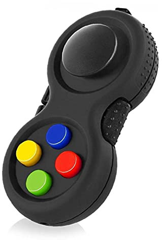 Classic Controller Game Pad Fidget Mise Au Point Toy avec 8 Fidget Fonctions Longe - Parfait pour Soulager Le Stress