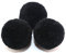 Duories Pompons zum Basteln,10 Stück 40mm Bunte Bommeln Bälle,Pom Poms für Kunsthandwerk,Pompons Bälle für Ostern,Weihnachten,Bunte Pompons für DIY Basteln Tischdekoration Geburtstagsdeko,Schwarz