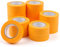 QUOTRE 15 Rotoli di Nastro per mascheratura, Nastri Adesivi da Pittore In Carta Gommata Nastro Sottile Adesivo 8/15/28/35/45MM X 20M per Fai Da Te Vernice Auto Pittura Decorare, Arancia