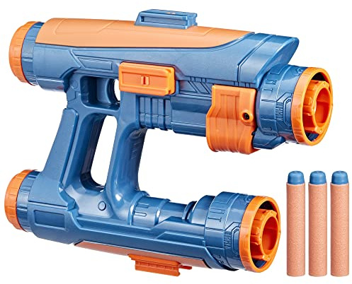 Marvel Studios' Guardians of The Galaxy Vol. 3 Nerf Star-Lord Quad Blaster, 3 Nerf Darts, Role Play Super Hero Toys, 5+, F6872