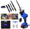 Cordless Reciprocating Saw 21V Electric Sabre Saw, 3000RPM Variable Speed Saw, 4 PCS Saw Blades, Blade Stroke 7/8 ”, Max Cutting Depth 2.6”, Ideal for Wood, PVC and Metal Cutting (w/1 Battery)