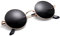 Pro Acme Retro Kleine Runde Polarisierte Sonnenbrille für Männer Frauen (Goldene Rahmen | Grau Linse)
