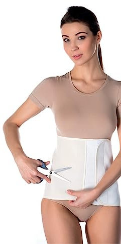 Pani TERESA MEDICA - Medizinische Stoma Gürtel für Damen und Herren - Bandage mit Adaptive Lochdurchmesser