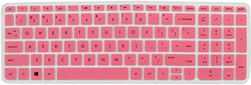 XYWHPGV Keyboard Protector Skin Film Cover Pink for HP Pavilion 15 Laptop(47d9c 363c2 60ef2 5e8ad bae96 c546c