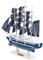 Abaodam 1stück Vintage Holz Segelboot Modell Aus Hochwertigem Holz Nautische Deko Für Wohnzimmer Schlafzimmer Büro Details Und Sichere Materialien Perfektes Für Nautik-Liebhaber