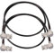Superbat Cavo BNC 60cm 3G/6G/HD SDI Cavo Belden 1855A Cavo 75ohm BNC Doppio Maschio ad Angolo Retto SDI Cavo Video per 4K Telecamera Broadcast CCTV Convertitore (Doppio Angolo Retto, 2 Pezzi)