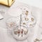 Terafeels 4 Layers Acrylic Jewellery Organiser - 360 Rotating Spin Jewelry Holder for Necklace Bracelet Ring Earring Container Case 6640