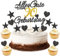 GoldRock 11 Stück Torten Deko 90 Geburtstag Mann Frau,Tortendeko Geburtstag 90,Kuchendeko 90 Geburtstag Deko,Alles Gute zum Geburtstag 90,90. Geburtstag Männer Frauen Kuchen Deko,Cake Topper 90 Jahre
