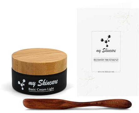 my Skincare Gesichtspflege Set für ölige oder unreine Haut - leichte, gut verträgliche Pflege - Sensitive Creme zum Selbermischen, 50ml