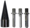 Generic Broca divisor de madera de 32 mm y 42 mm, broca para leña con 3 asas de perforación, para leña (broca de 32 mm + 3 puntas)