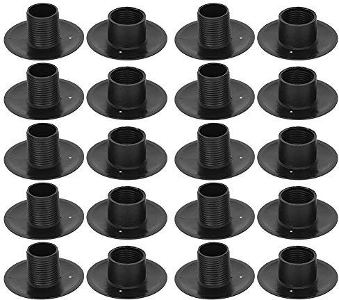 10 Paar Tischfußballbuchsen, Tischlagerstangen, Fußballbrettlager, Maschinenzubehör, Wellen, Abdeckungen, Teile, Stangen, Lustiges Spielezubehör