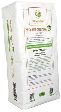 Zeolite cubana pura in polvere 6 kg | Corroborante BIOLOGICO in polvere di roccia: Clinoptilolite + Mordenite pura al 100%