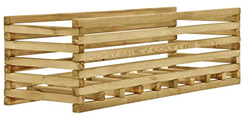 AJJHUUKI Wohnartikel, Garten-Hochbeet, 120 x 40 x 38,5 cm, imprägniertes Kiefernholz, Anzugmöbel