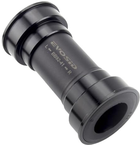 EVOSID Tretlager, Mountain-Tretlager, Englisch BSA 68–73 mm für 24 mm Spindelkurbel, kompatibel mit Mountainbike und Rennrad (PressFit-Schwarz)
