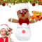 Gingerbread Man Candy Jar | Gingerbread Man Treats Container | Nuts Storage Bottle, Decorative Treats Container For Christmas Candies Cookies