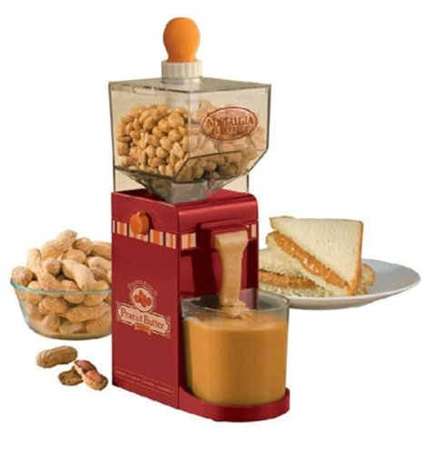 Peanut Butter Maker - Electric Grain Grinder & Food Processor, For Homemade Nut Butter - Perfect For Peanuts, Cashews, Almonds, Hazelnuts - 500ml Butter Blender With Removable Parts