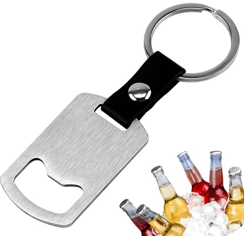Llavero abridor de botellas, regalo original para amantes de la cerveza y amigos, accesorio versátil para cualquier ocasión, para picnics y camping